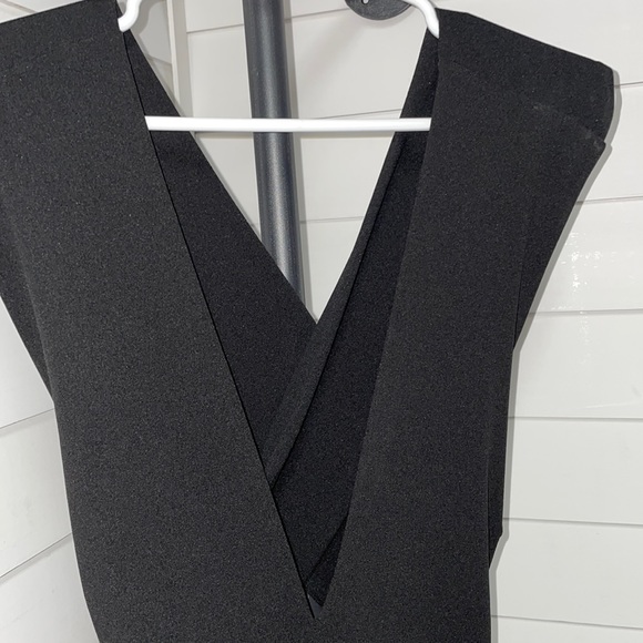 Lulus wide leg jumpsuit, cross open back - Picture 1 of 3